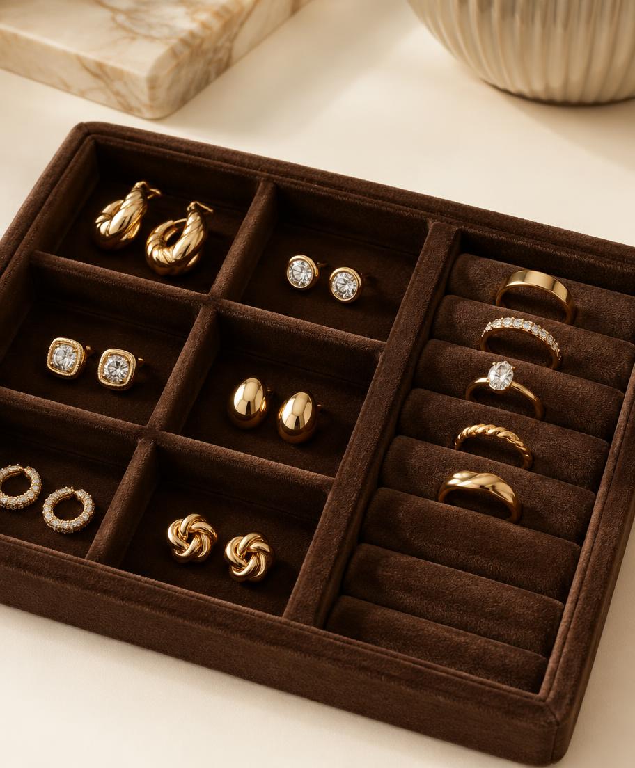 Velvet Jewelry Organizer